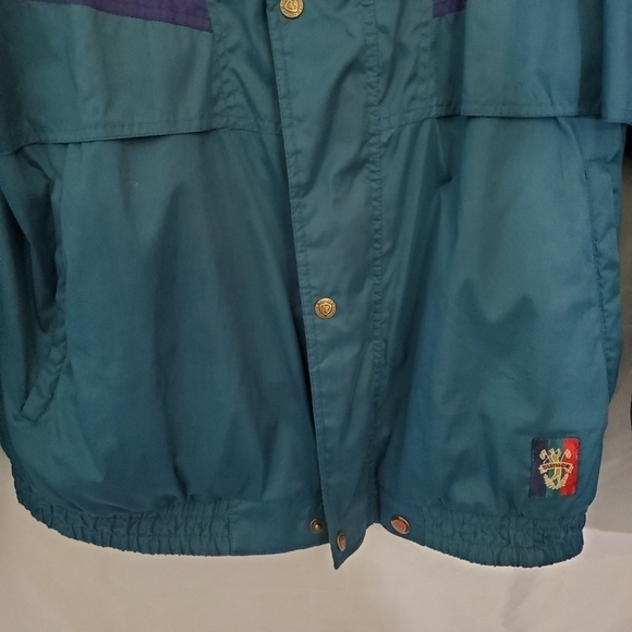 Color-blocked Windbreaker Men's Size XL Retro Performance Jacket Hiking Sporty - Picture 4 of 14